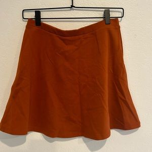 American Apparel rust skater skirt Large
